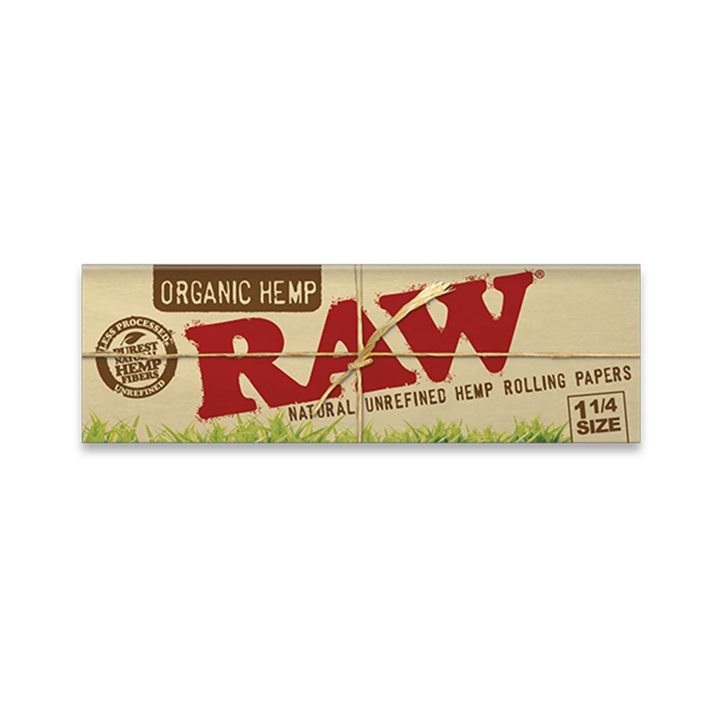 1 1/4 ORGANIC ROLLING PAPER - RAW