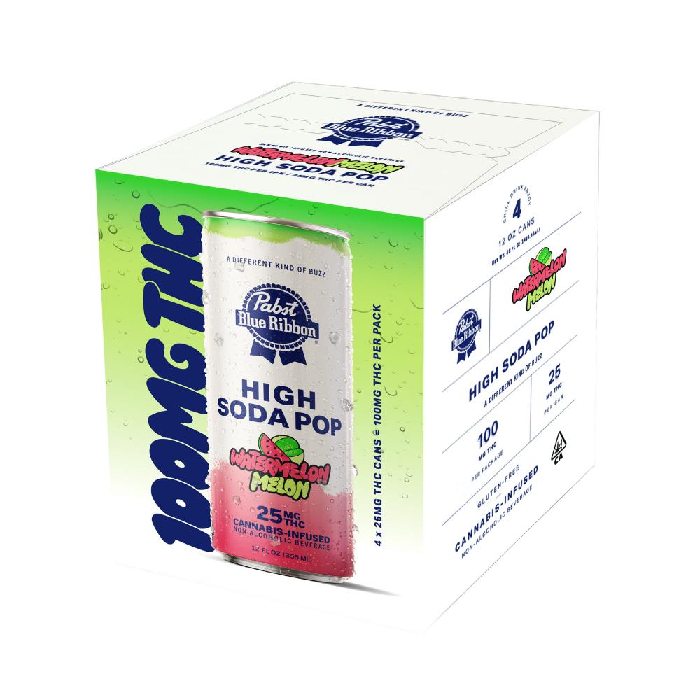 WATERMELON MELON SELTZER (4PK) - PABST BLUE RIBBON