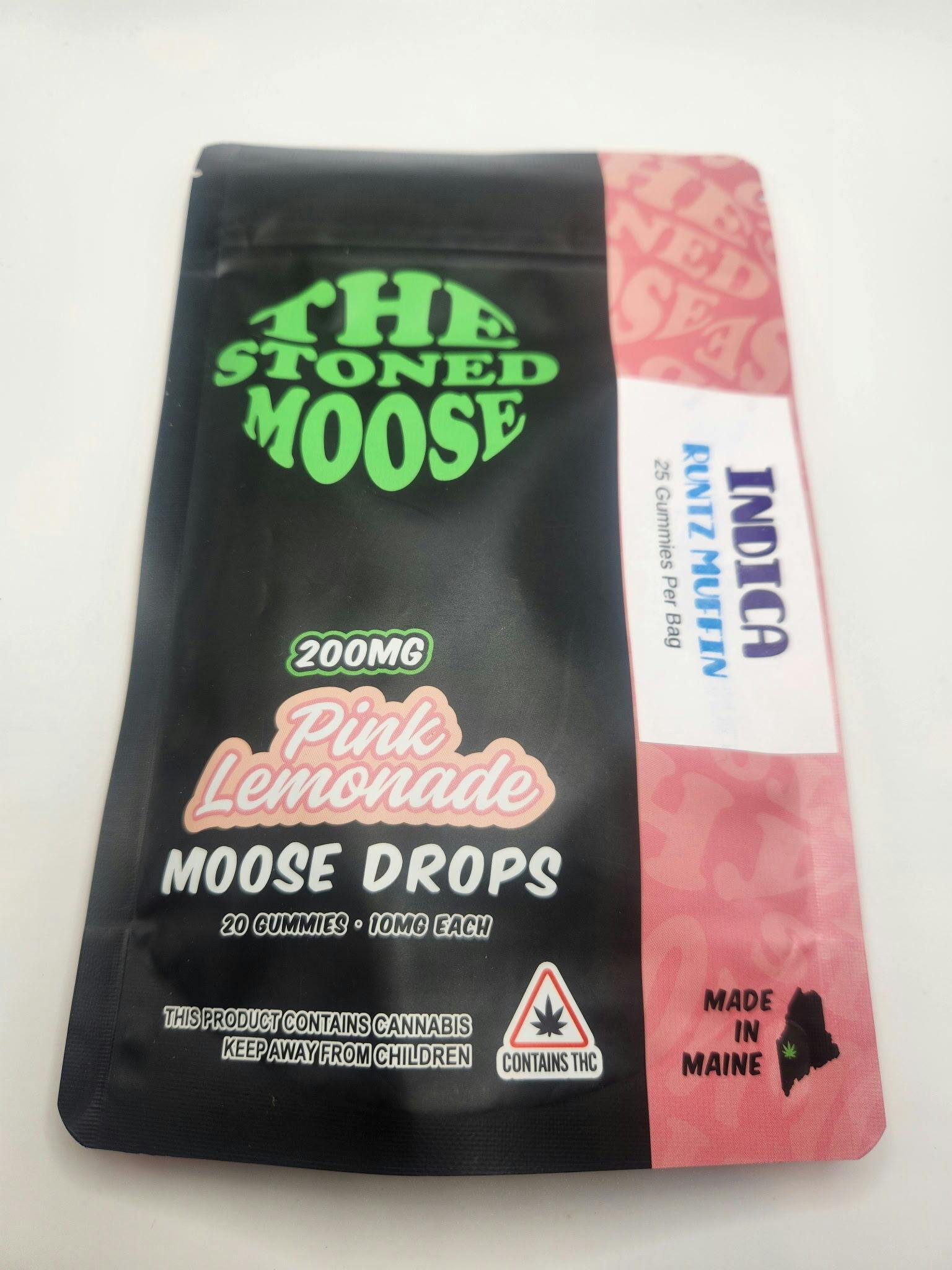 The Stoned Moose - Pink Lemonade Gummies (200MG)(Sativa)