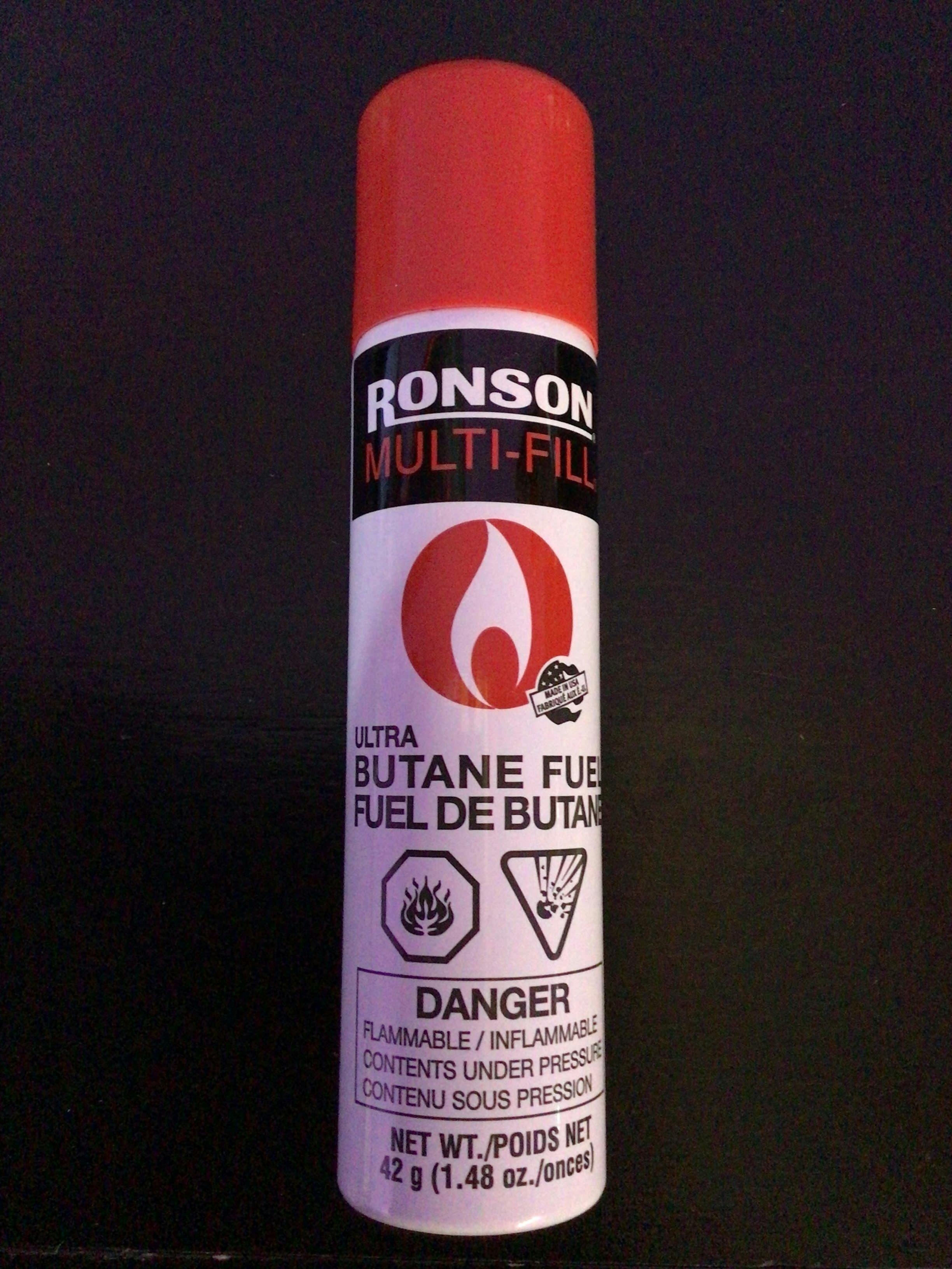 Ronson Butane Fuel Can