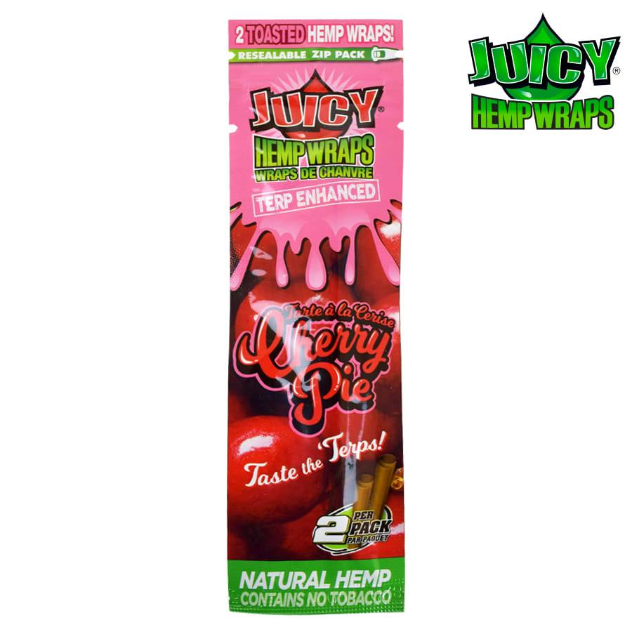 JUICY TERP ENHANCED HEMP WRAPS CHERRY PIE