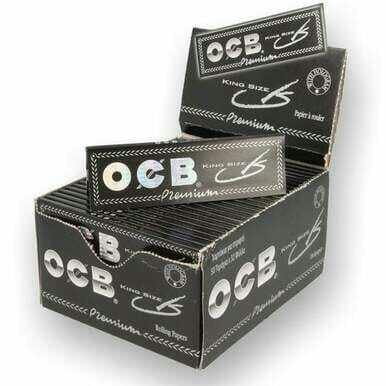 OCB Premium Black King Slim Rolling Papers