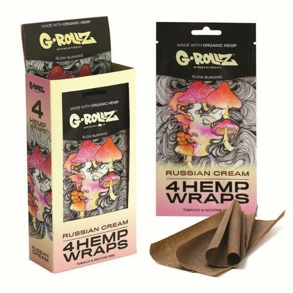 G-Rollz 4x Russian Cream Flavored Hemp Wraps