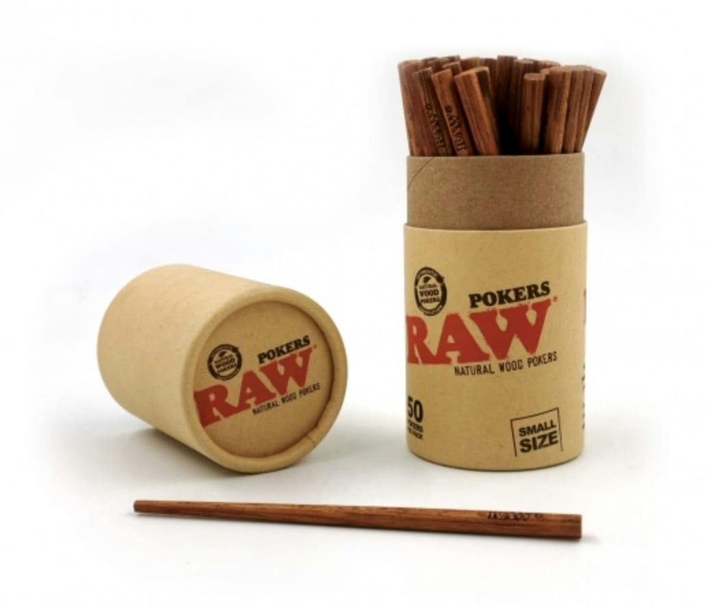 RAW Natural Wood Pokers Small
