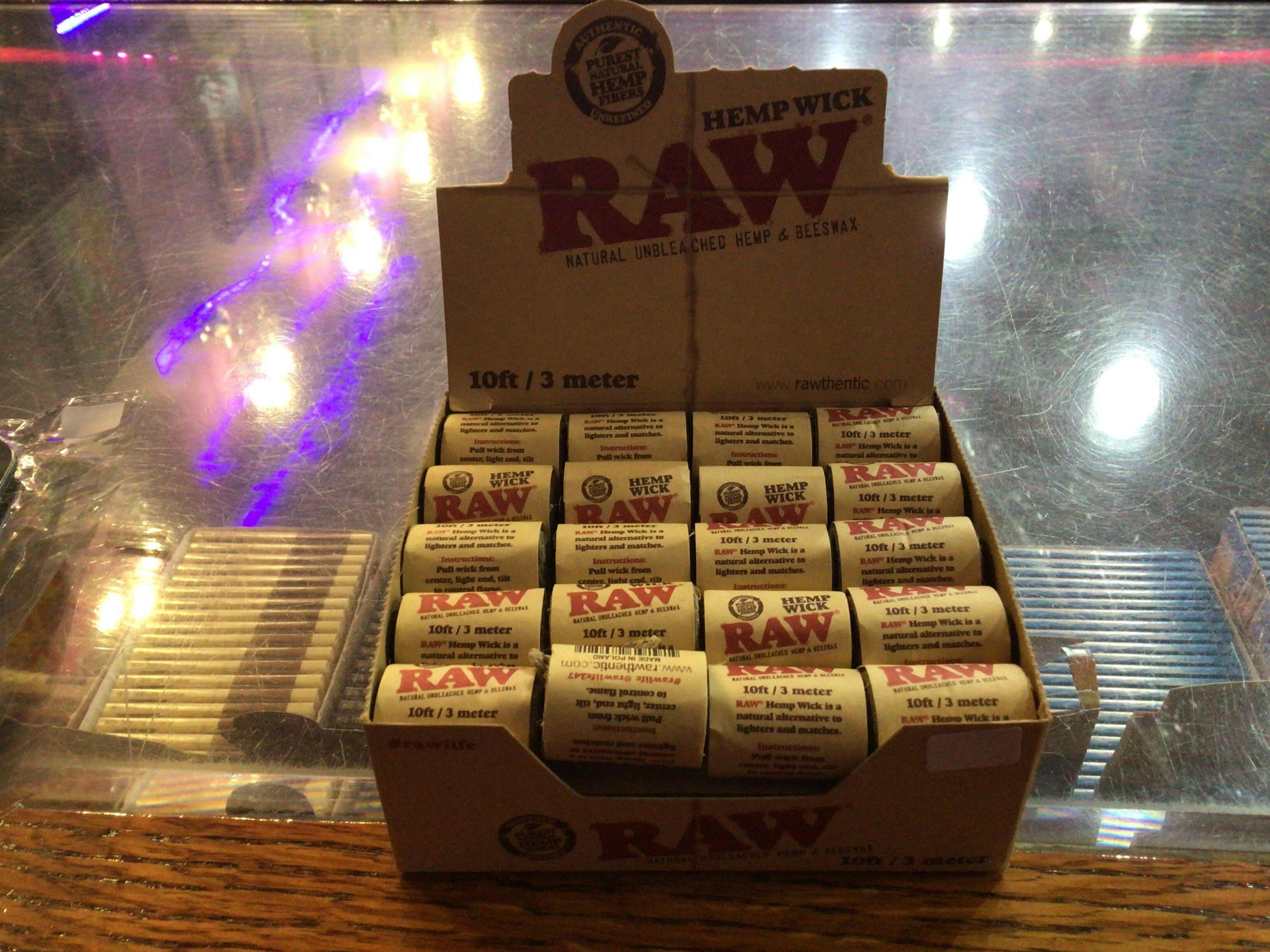 RAW Hemp Wick 10ft/3m (RAW)