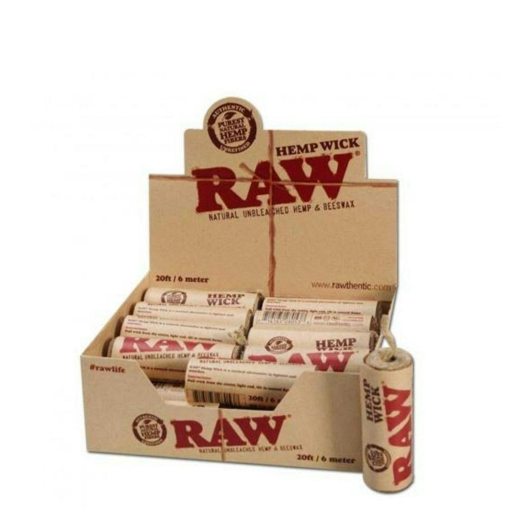 RAW Hemp Wick 20ft/6m (RAW)