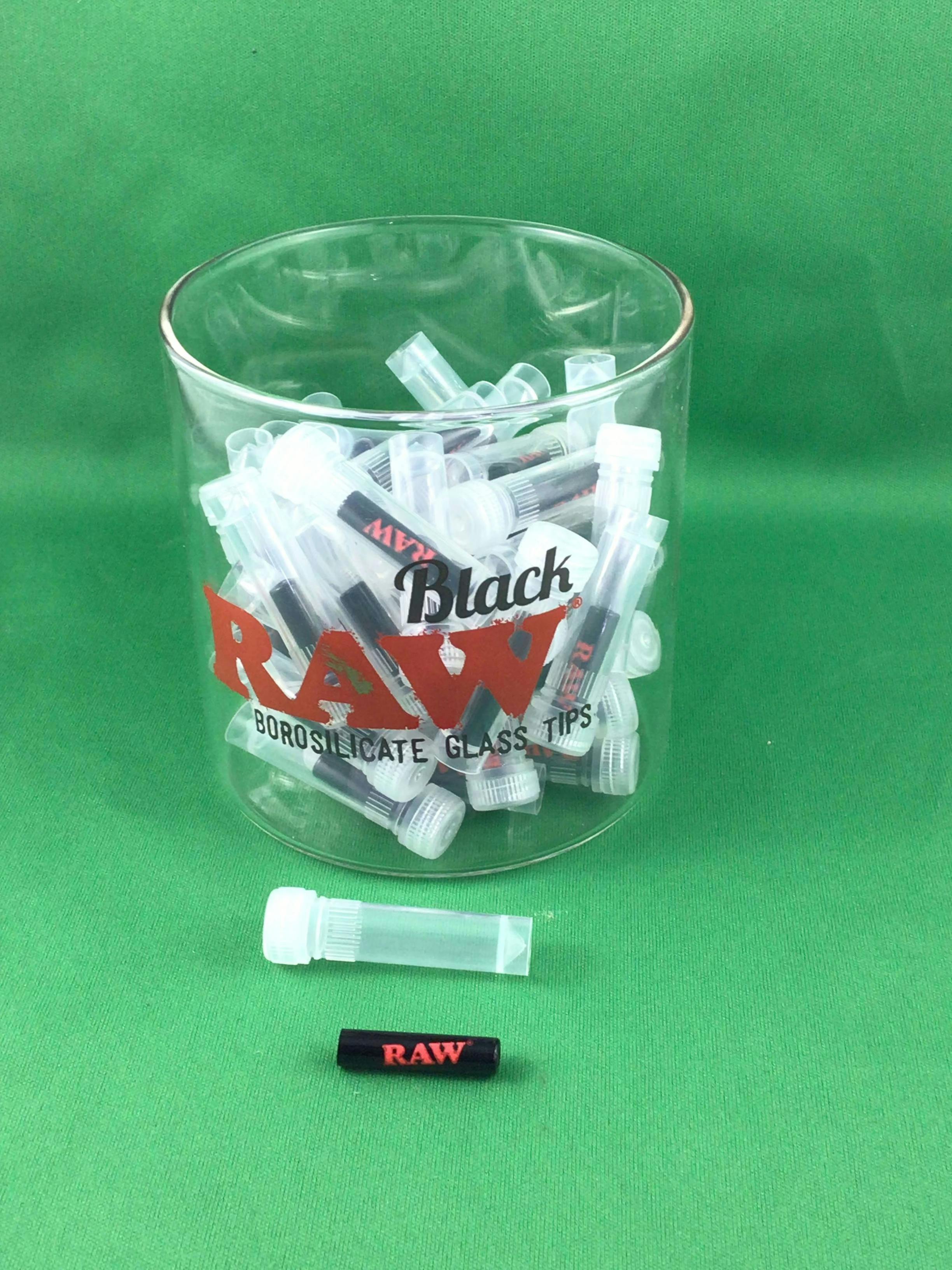 RAW Black Glass Tips