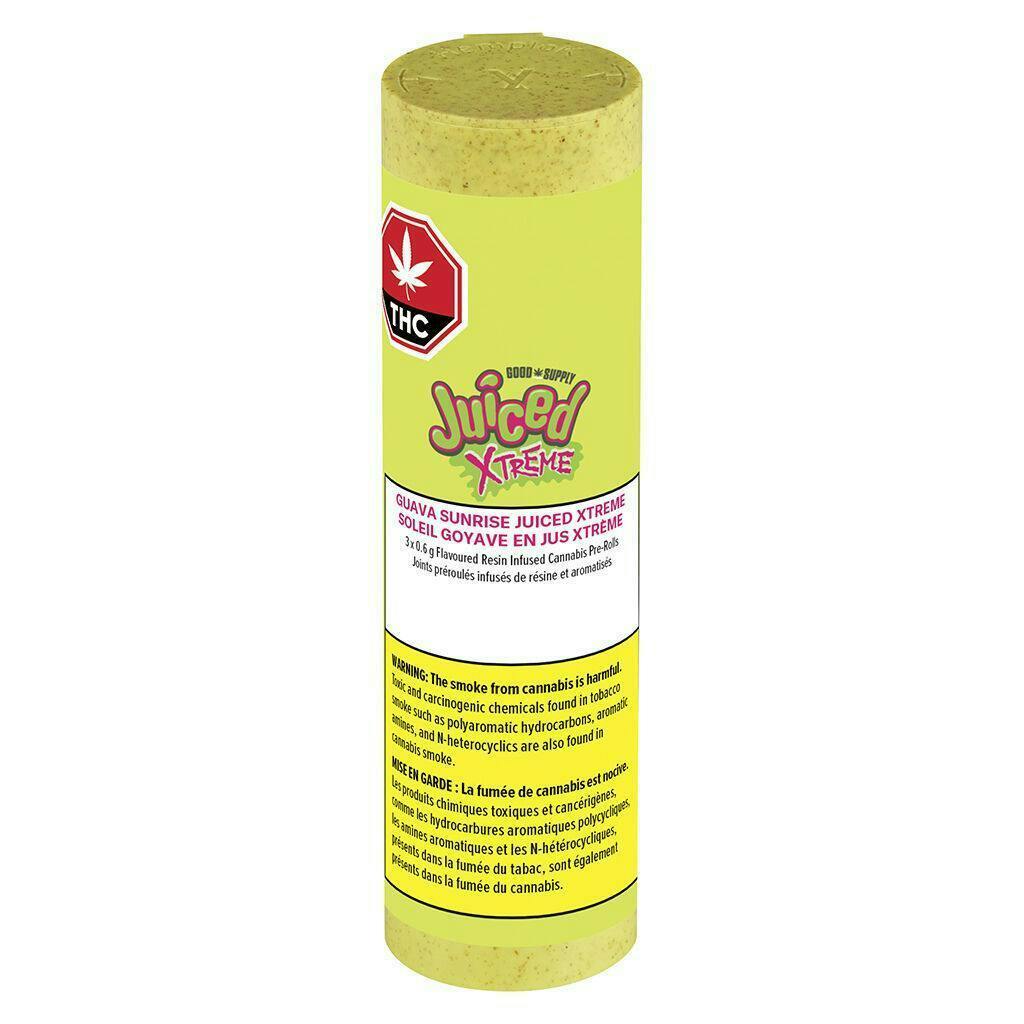 Juiced Xtreme Guava Sunrise Resin Infused Pre-Roll 3x0.6g Resin