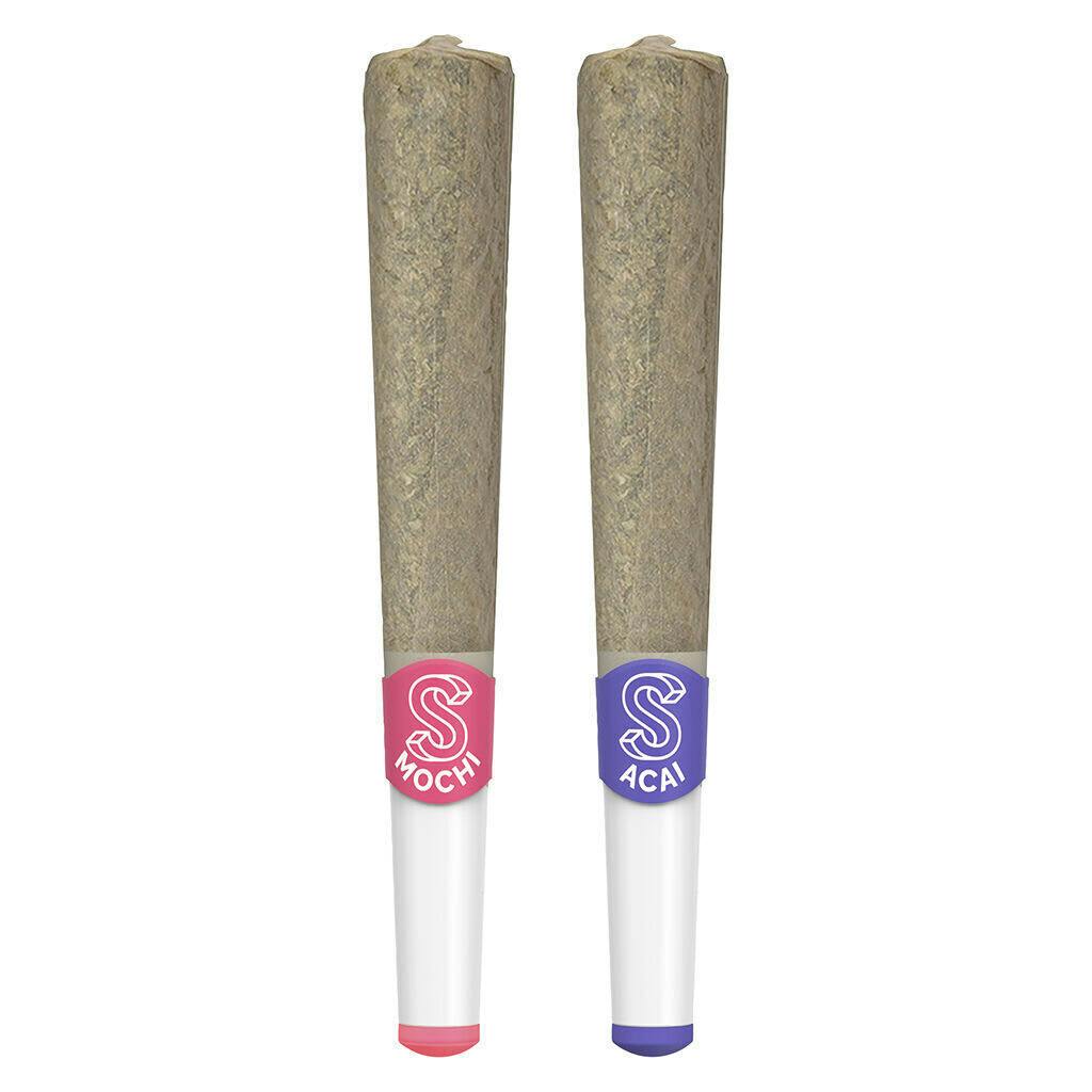 Ceramic Tip Moch & Acai Infused Pre-Roll Duo-Pack 2x0.5g Distillates