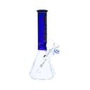 11" Nice Glass 12-Sided Pyramid Beaker Bong