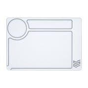 Silver Aluminum Rolling Tray