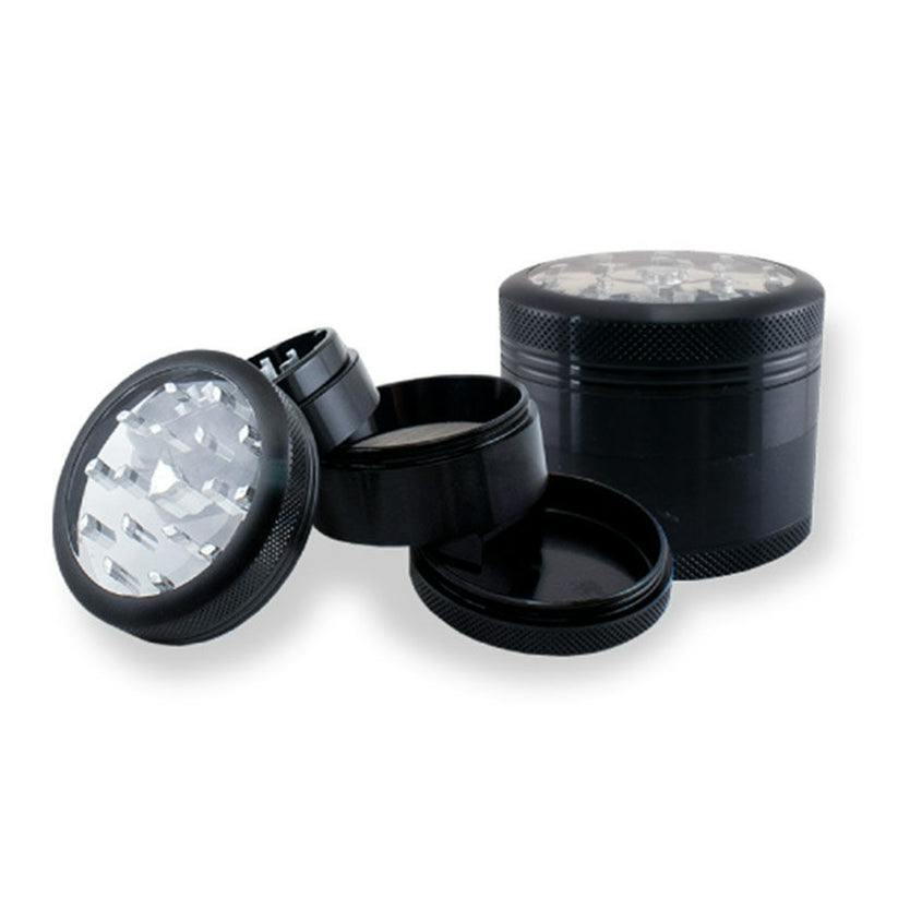 2.2" 4-Piece Clear Top Grinder