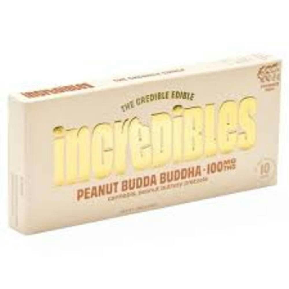 incredibles Peanut Budda Buddah Bar Chocolate 100mg [1pk] Candy