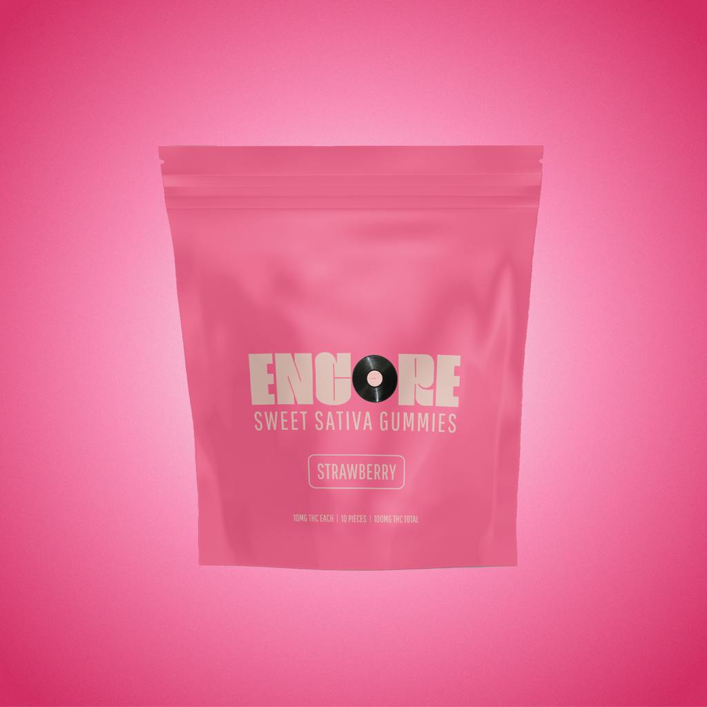 Encore Edibles Strawberry Gummy 100mg [10pk] Candy