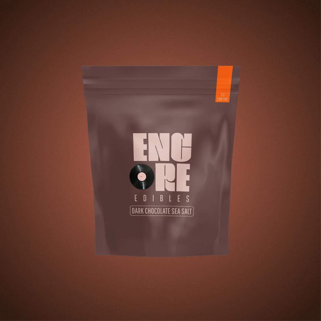 Encore Edibles Dark 1:1 CBD:THC Chocolate 100mg [10pk] Candy