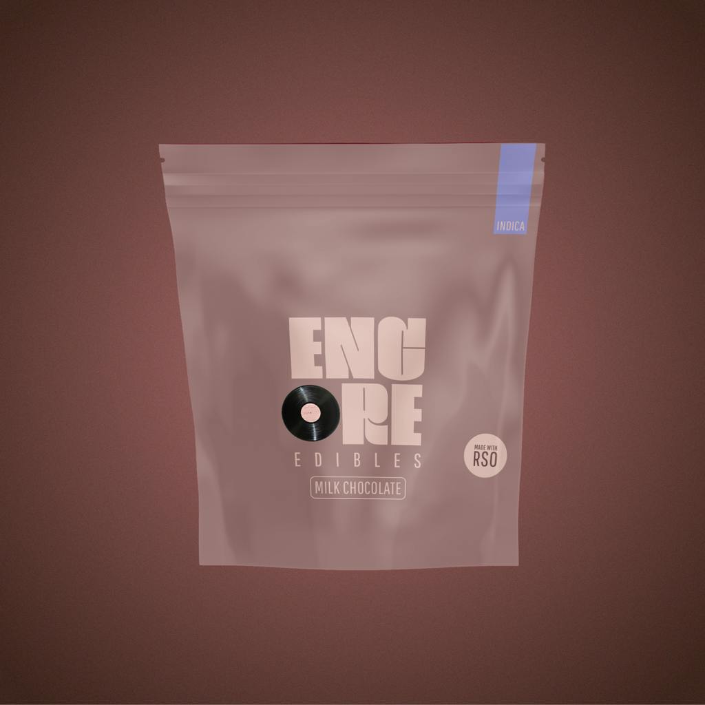 Encore Edibles Indica RSO Milk Chocolate 100mg [10pk] Candy