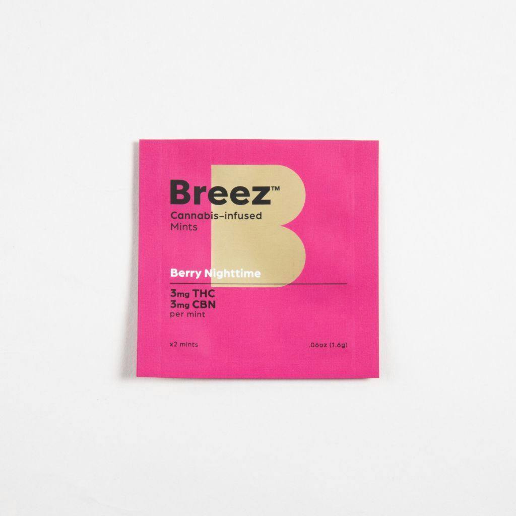 Berry Nighttime 1:1 CBN/THC Mint 6mg [2pk] Candy