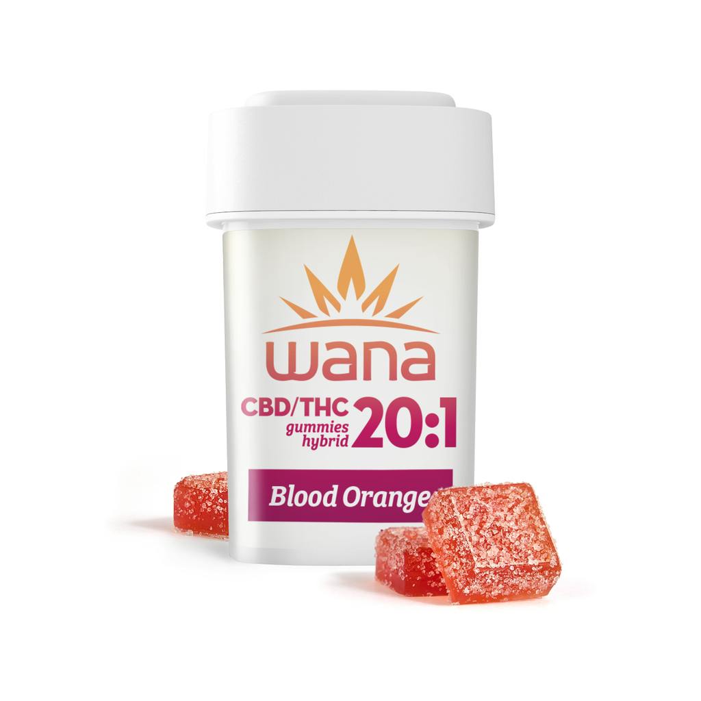 Wana Blood Orange 20:1 CBD:THC Gummy 10mg [10pk] Candy