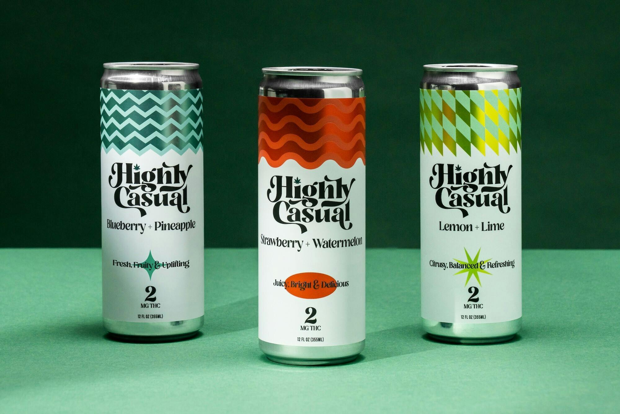 Highly Casual - Lemon Lime 2mg Seltzer