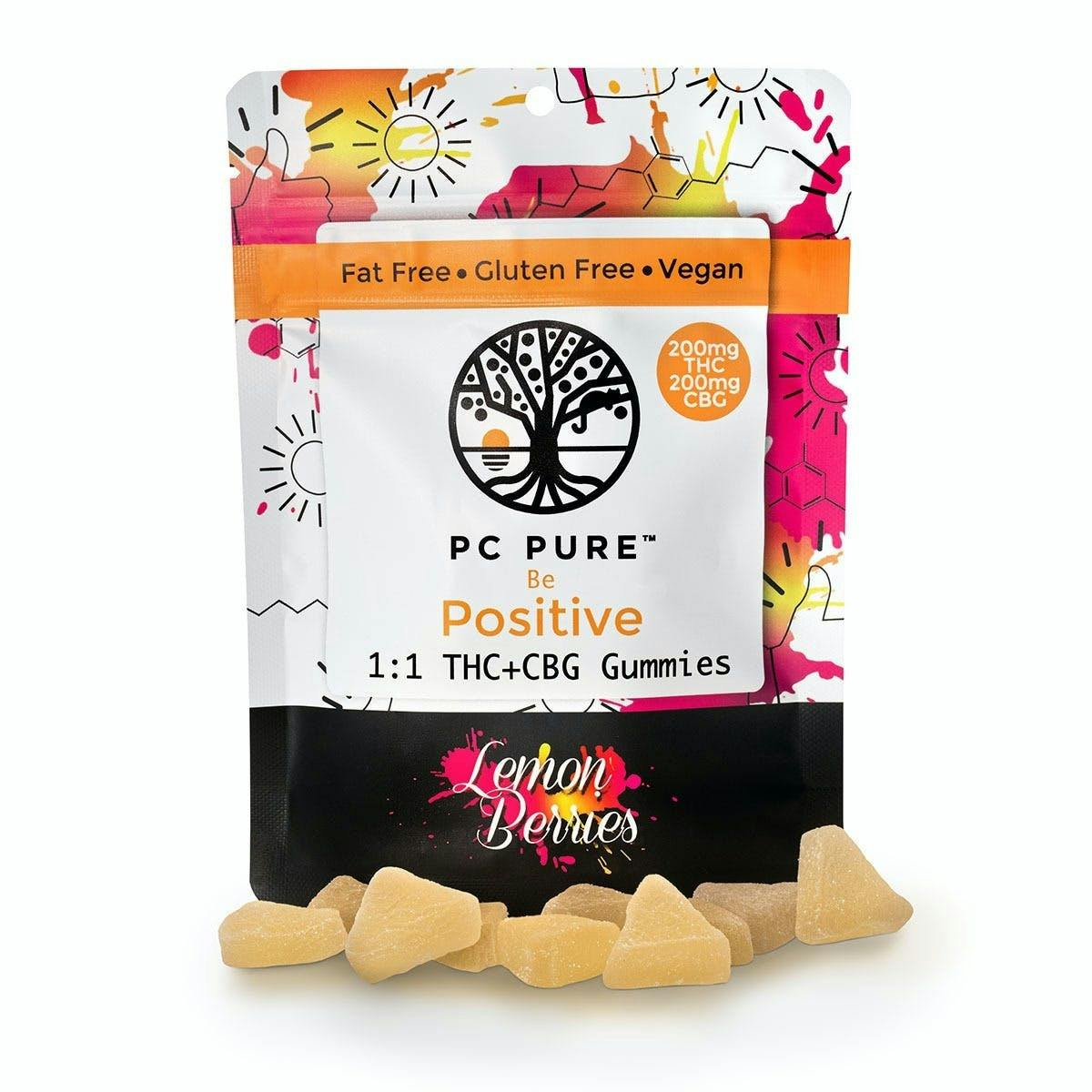 Pc Pure - Lemon Berry Gummies THC:CBG