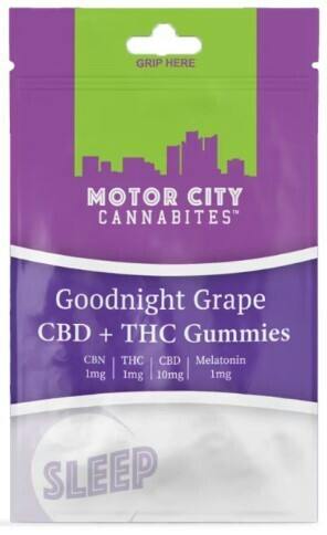 GOODNIGHT GRAPE | MOTOR CITY CANNABITES