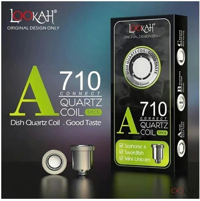 LOOKAH-710-A DISH QUARTZ COIL | 5 PACK