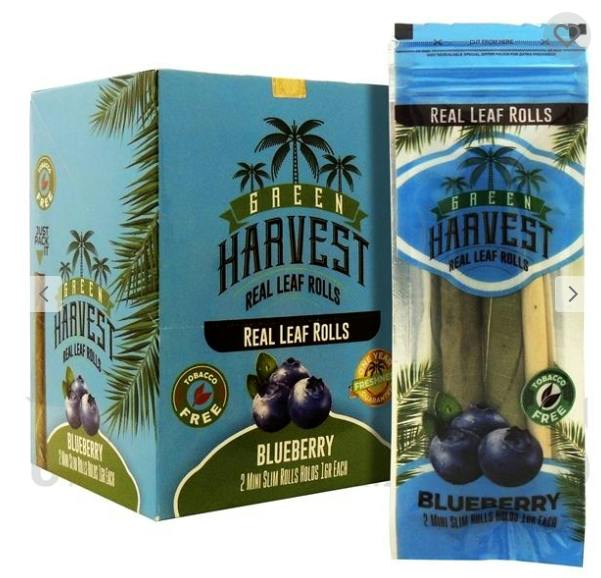 Green Harvest Leaf Rolls Blueberry