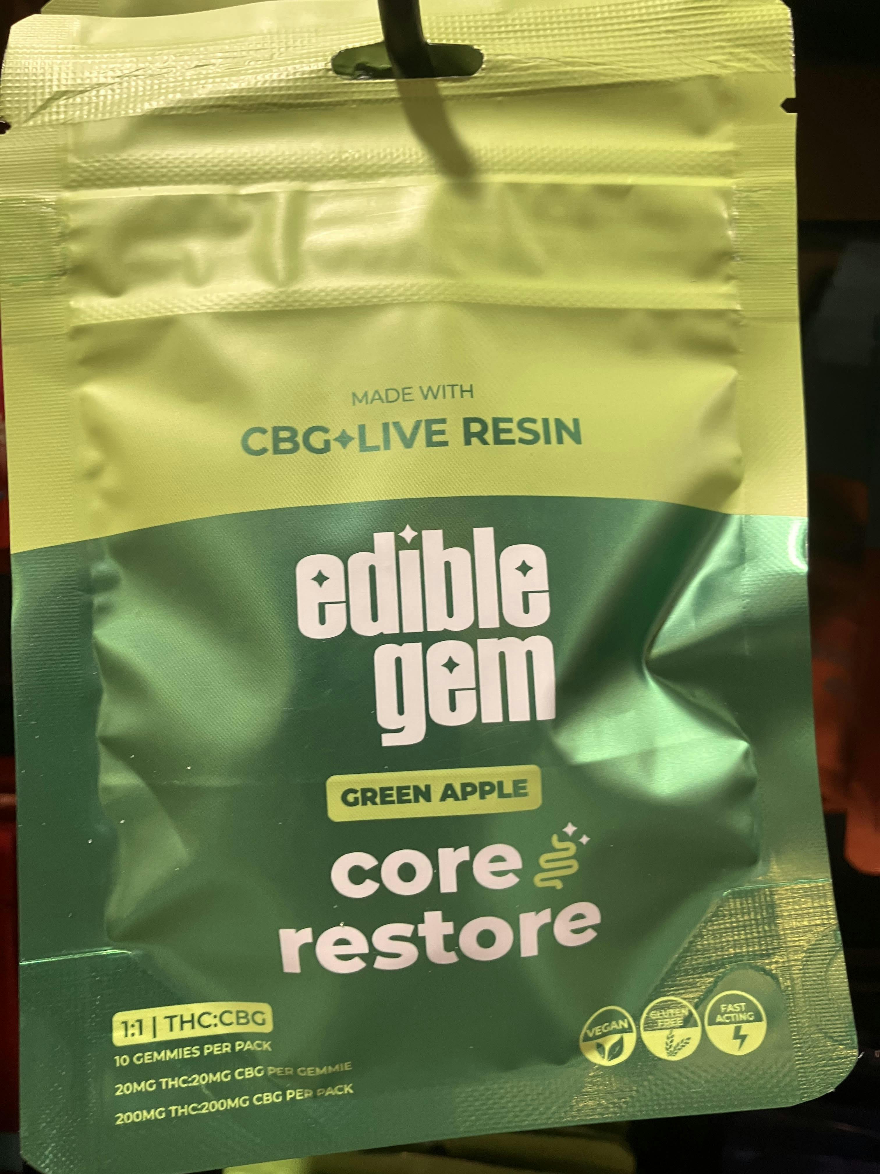CORE RESTORE | 200MG EDIBLE GEM