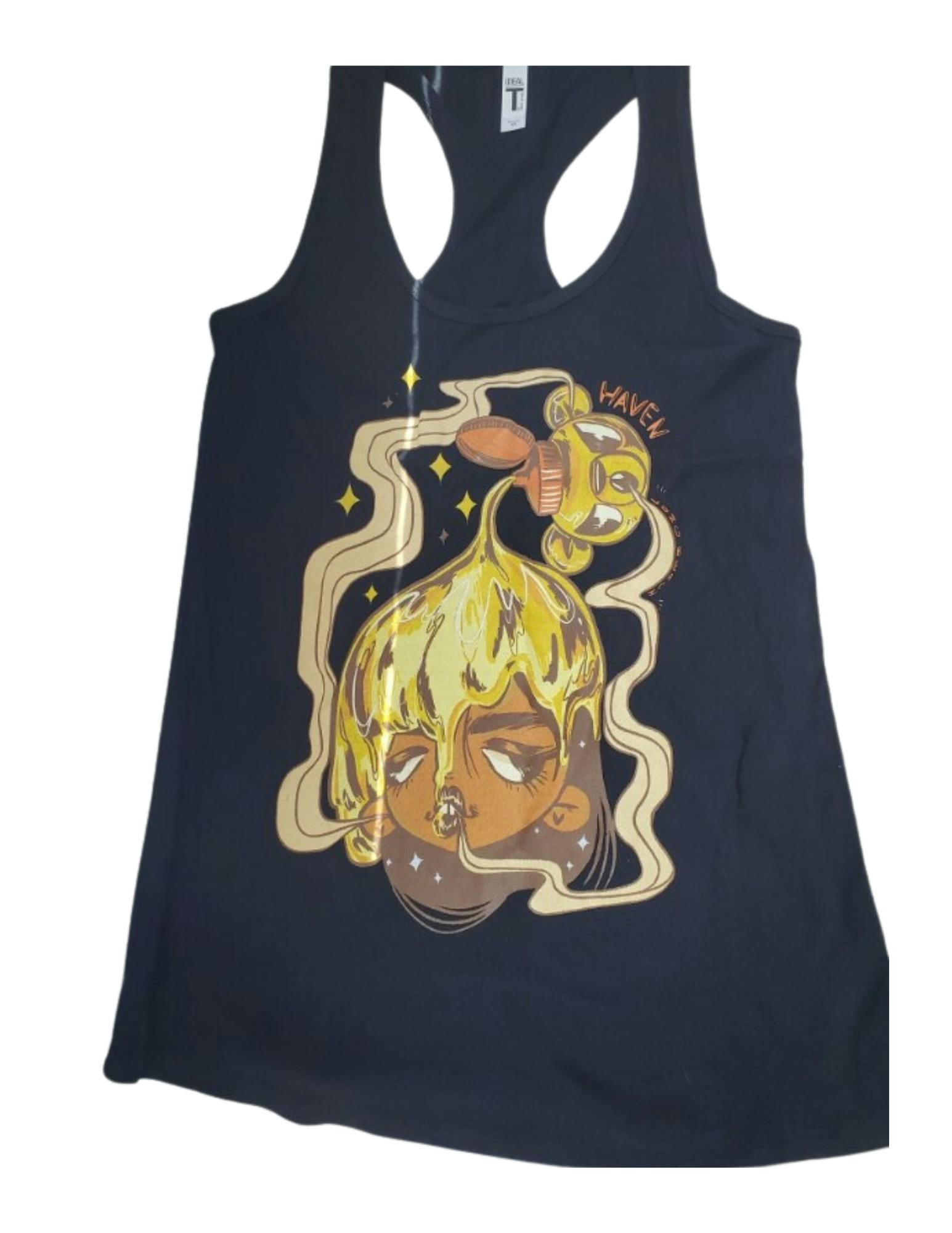 Haven - Black Honey Racerback Tank (M)