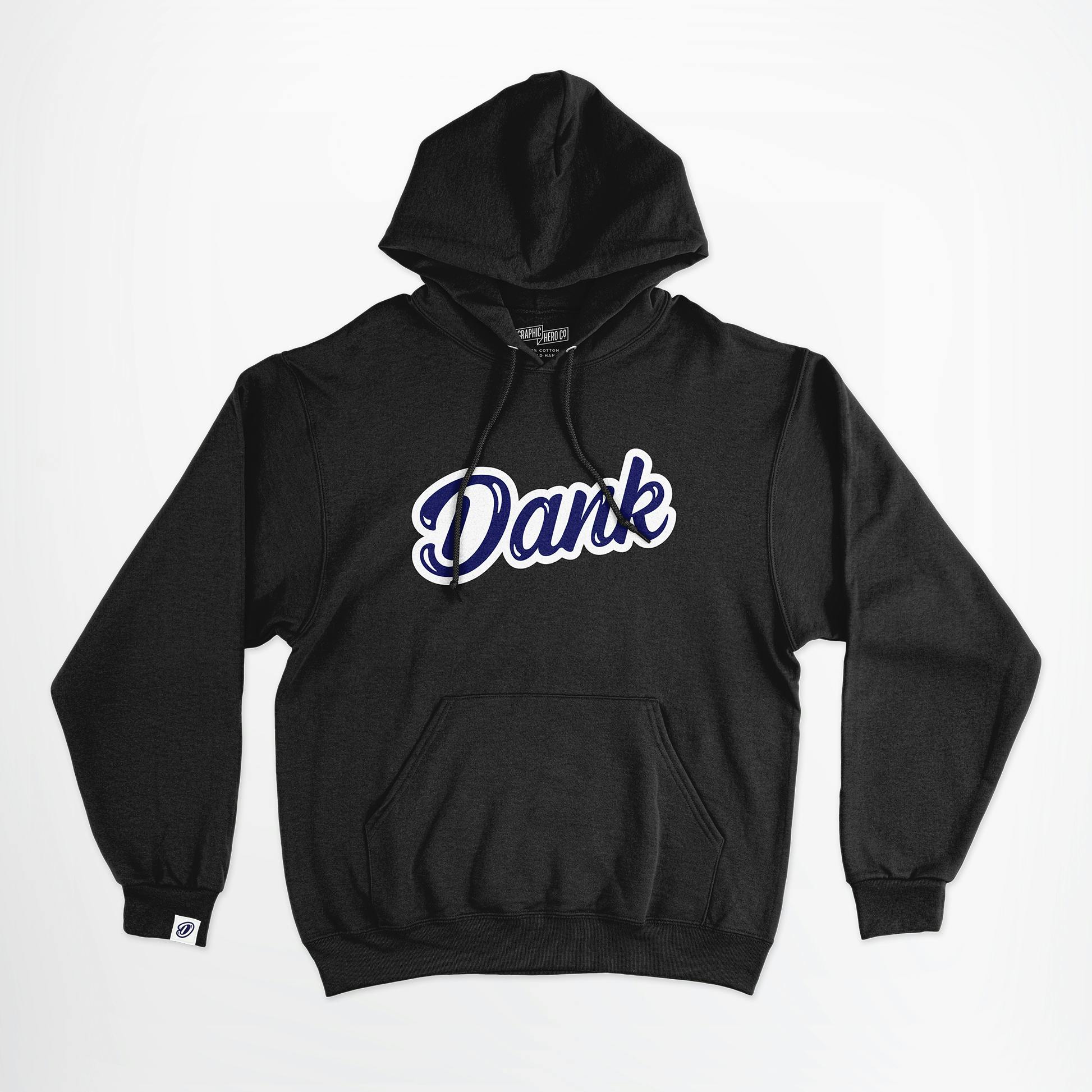 Dank Hoodie | Dank Logo | Black | Medium