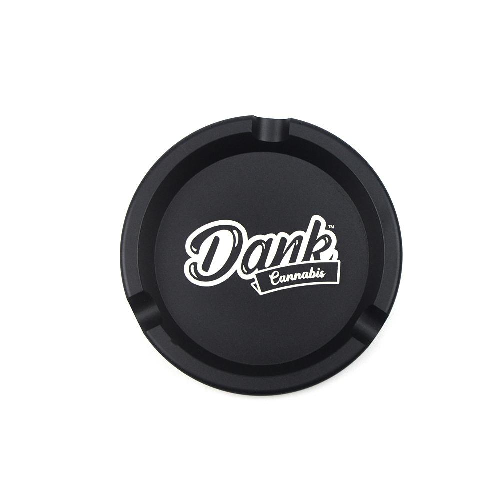 Dank Logo | Aluminum Ashtray | Black