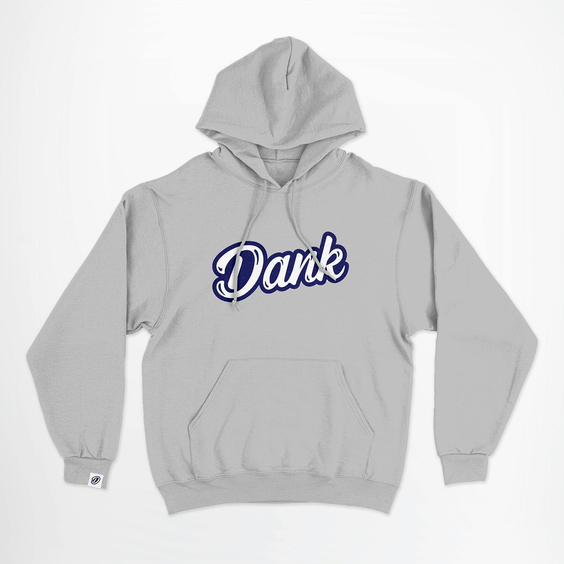Dank Hoodie | Dank Logo | Grey | Small