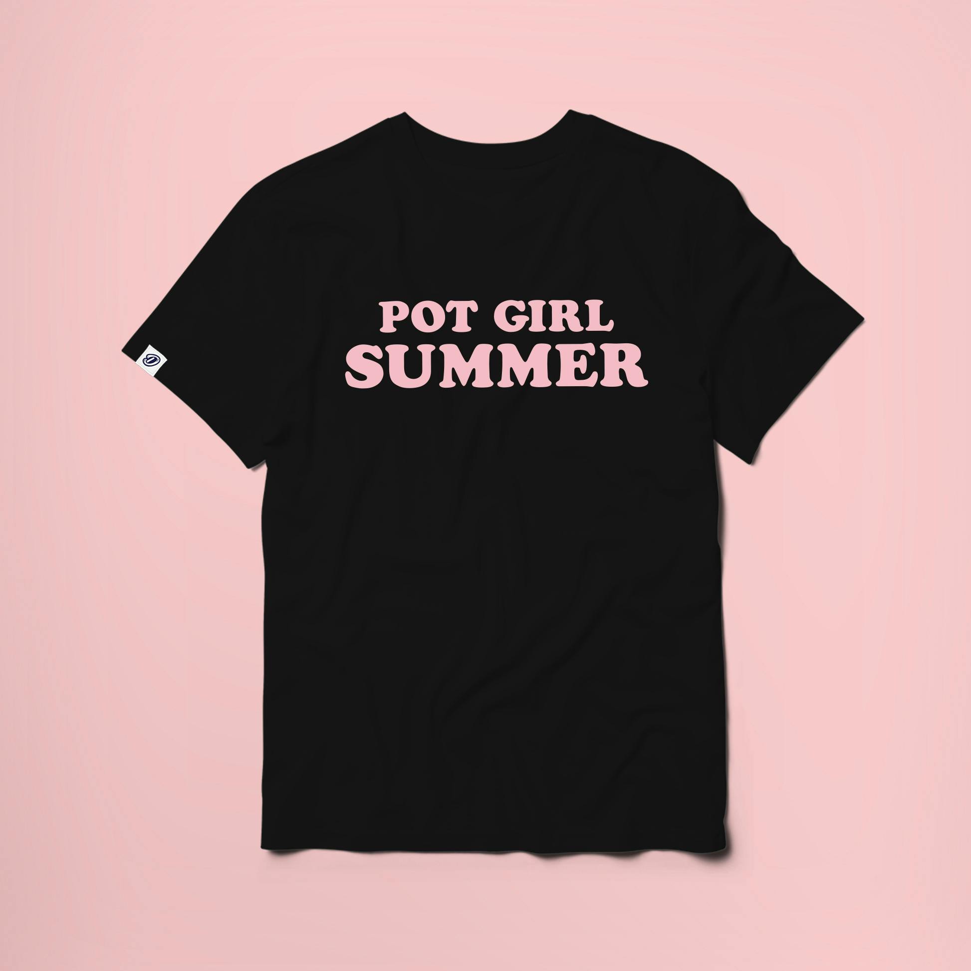 Dank Tee | Pot Girl Summer | Black | Small