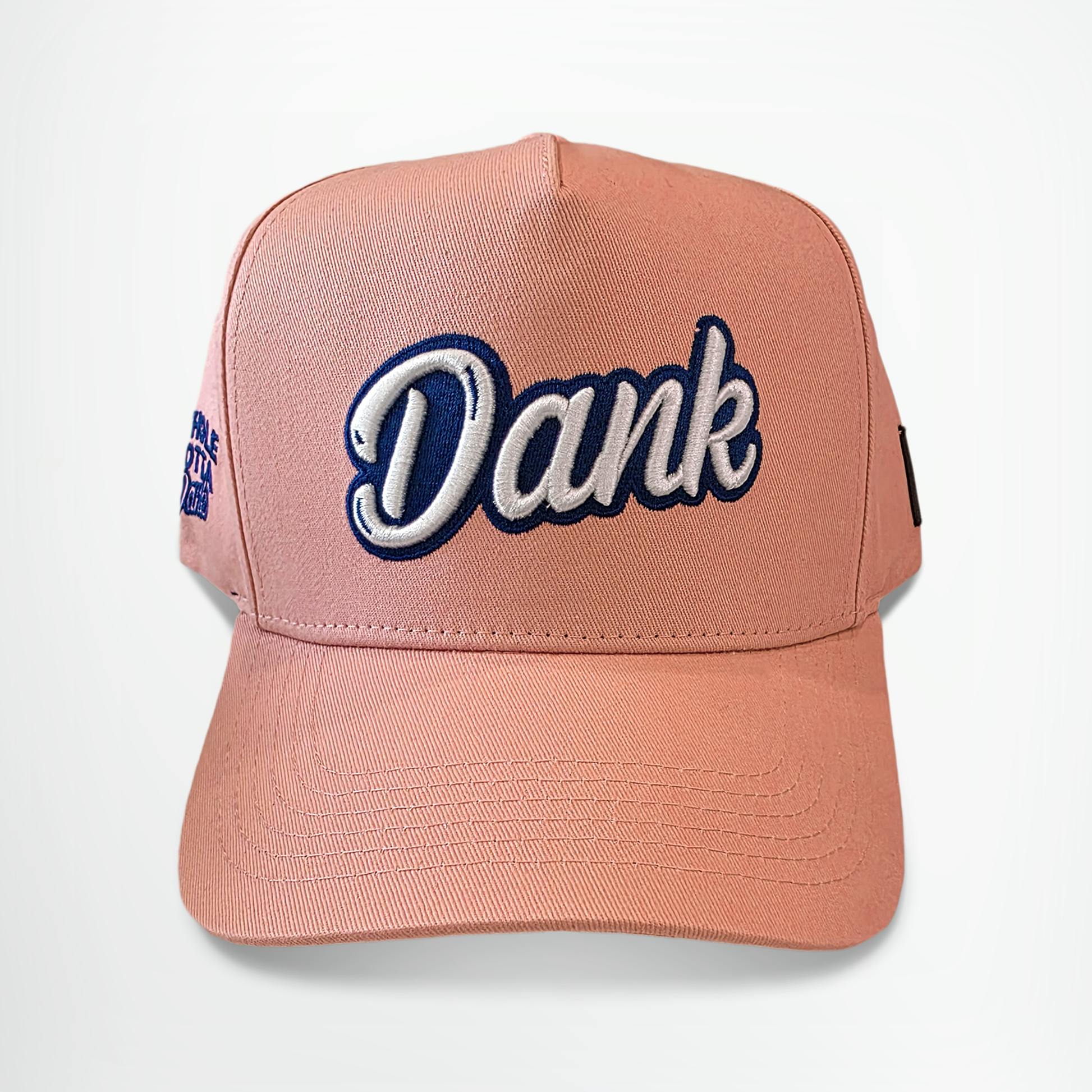 Dank Snapback Cap w/ Joint Holder | Dank Logo | Pink | One Size