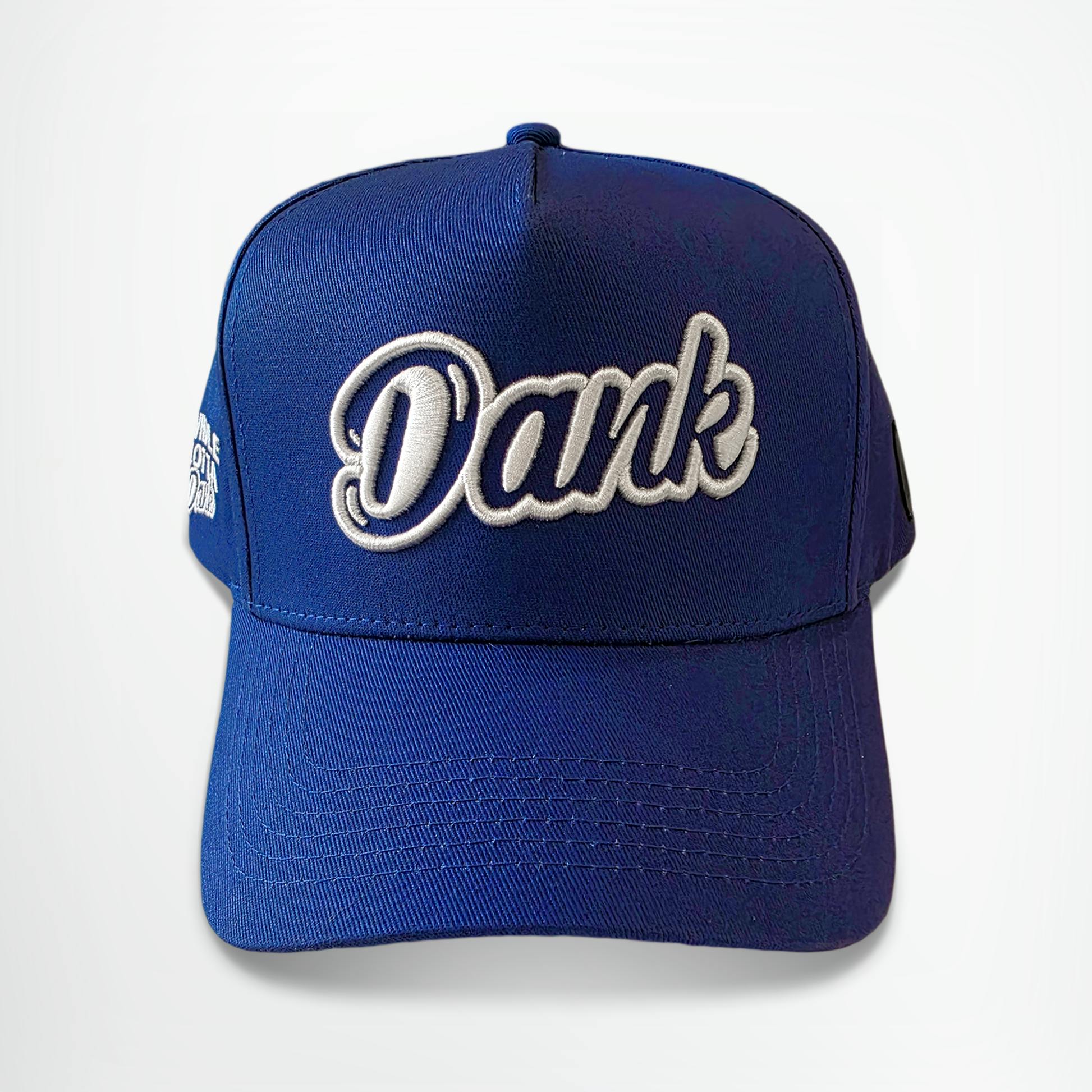 Dank Snapback Cap w/ Joint Holder | Dank Logo | Blue | One Size