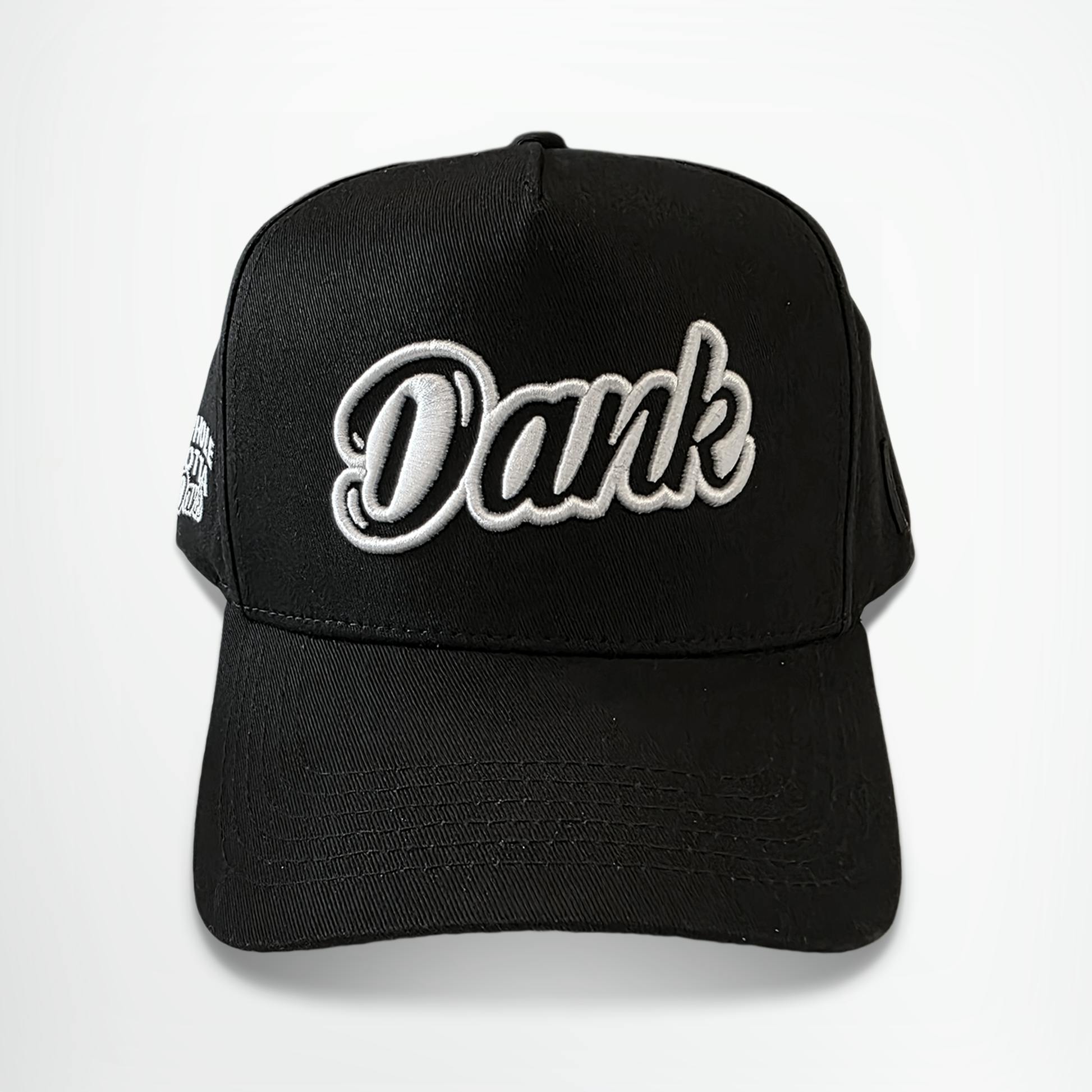 Dank Snapback Cap w/ Joint Holder | Dank Logo | Black | One Size