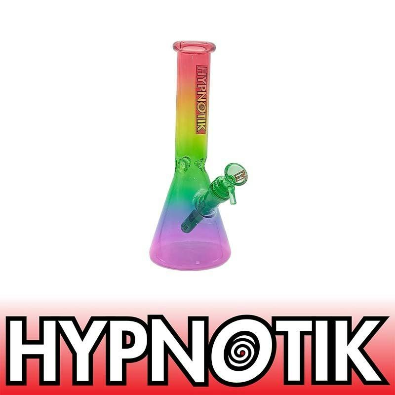 Hypnotik | Glass Beaker Bong | 10 Inch | Rainbow