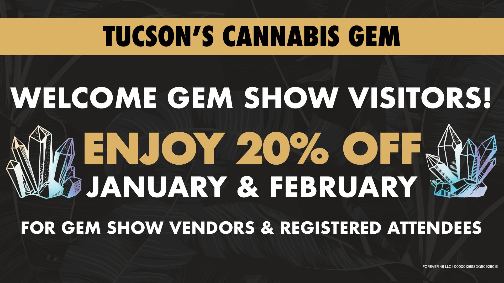 Gem Show 20% OFF At D2 Dispensary Cannabis Destination + Drive Thru ...