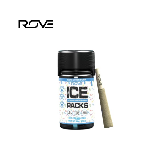 ICE CREAM CAKE 3.6G 6 PACK ROSIN INFUSED PREROLLS