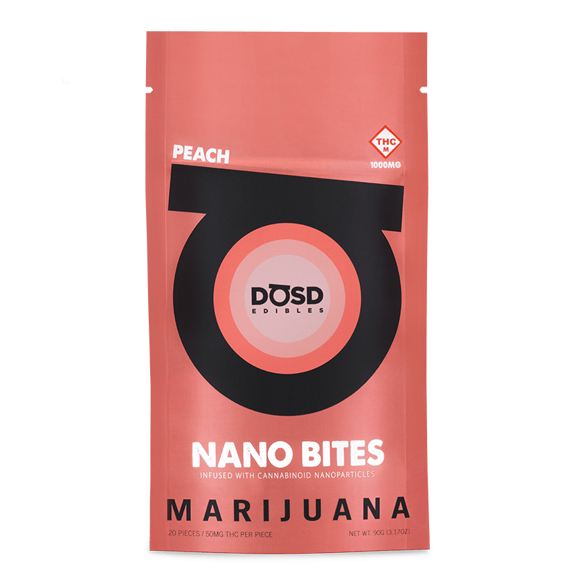 1000MG PEACH NANO BITES