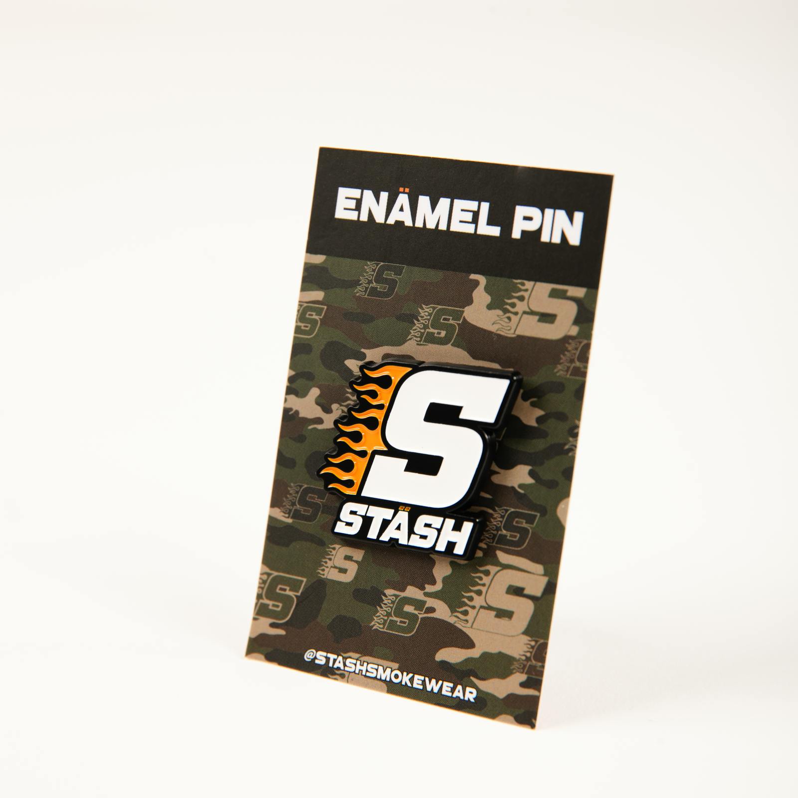 Enamel Pin Flaming Logo