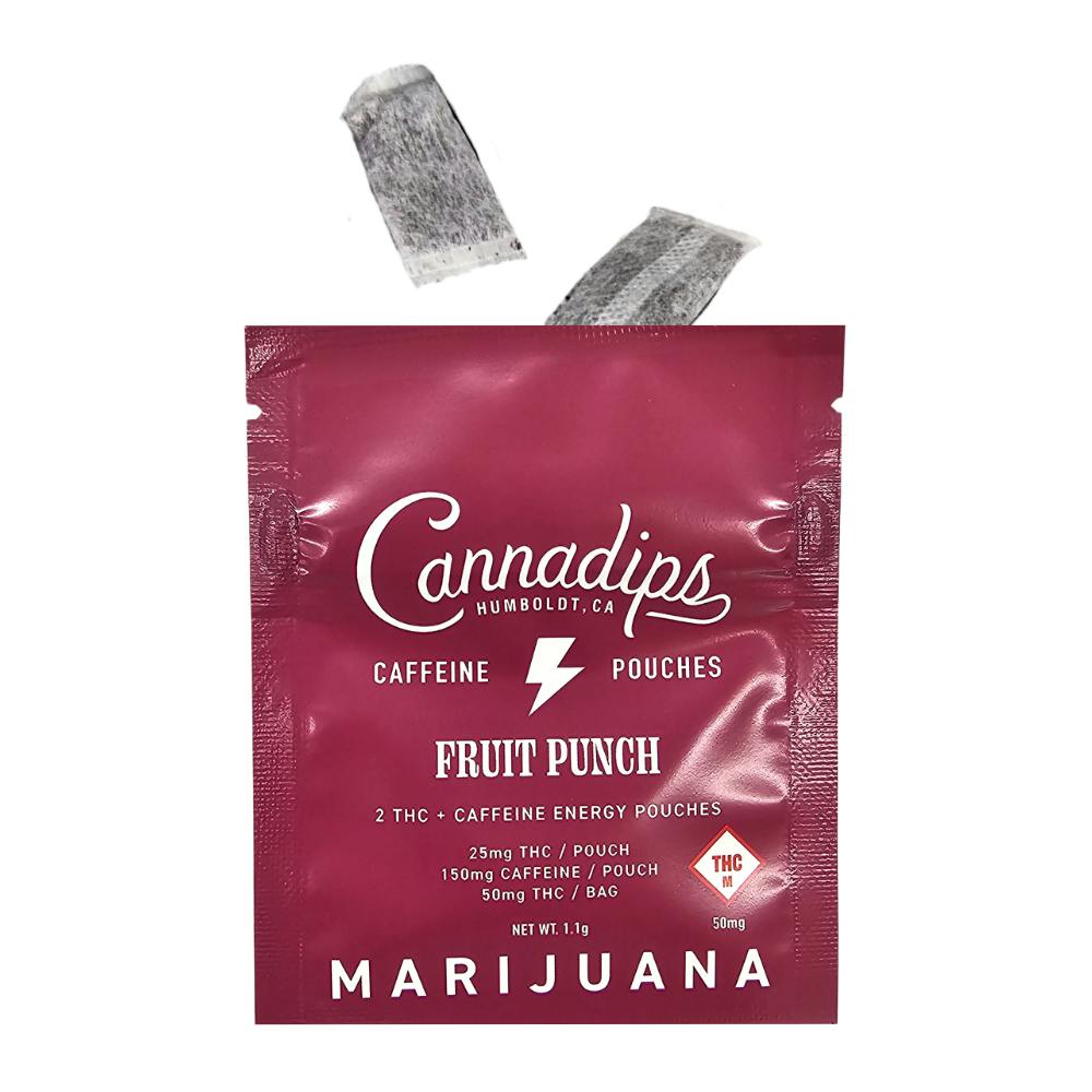 50MG FRUIT PUNCH + CAFFEINE ENERGY POUCHES at SWADE Dispensary Cherokee