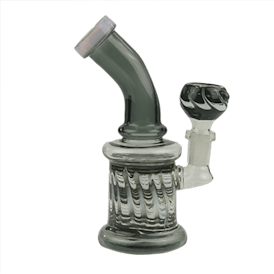 6" Wrap & Rake Hanger Bong w/ Flower Bowl