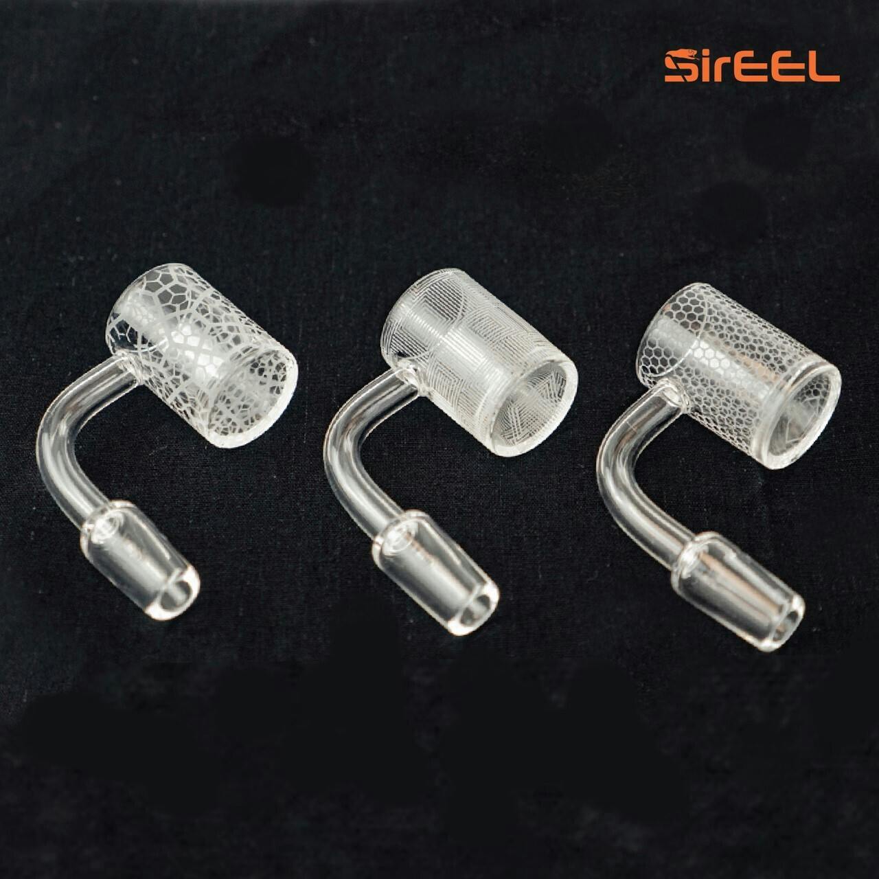 SirEEL 14mm Male Etched Quartz Bucket Banger | Assorted *