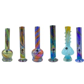 12" Soft Glass Bong | Assorted Colors (High Mountain)