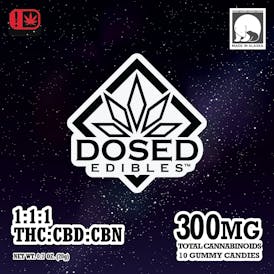 100mg Dosed Gummies | 1:1:1 THC:CBD:CBN by DOSED EDIBLES ALASKA