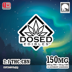 100mg Dosed Gummies | 2:1 THC:CBN by DOSED EDIBLES ALASKA