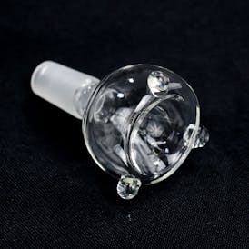 14mm Male Clear Glass Bowl
