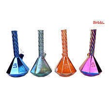 65 Iridized Octatwist Beaker