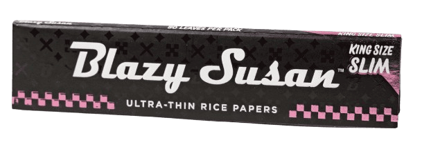 Blazy Susan Rolling Papers - King Size Slim Ultra Thin Rice - 1pk at Wildflower Cannabis